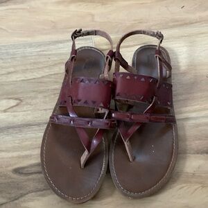 Brown sandles